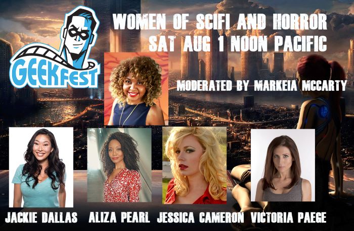 flyer of women of sci-fi flyer